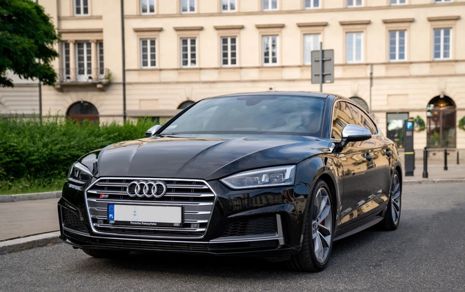 Audi S5 cena 169000 przebieg: 105000, rok produkcji 2018 z Warszawa małe 106